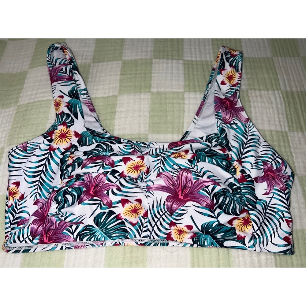 Tropical Floral Two-Piece Set - Picture 2 of 4